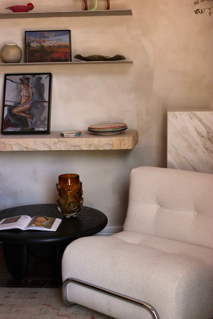 Handcrafted timber Eclipse coffee table – European ash, oak, walnut