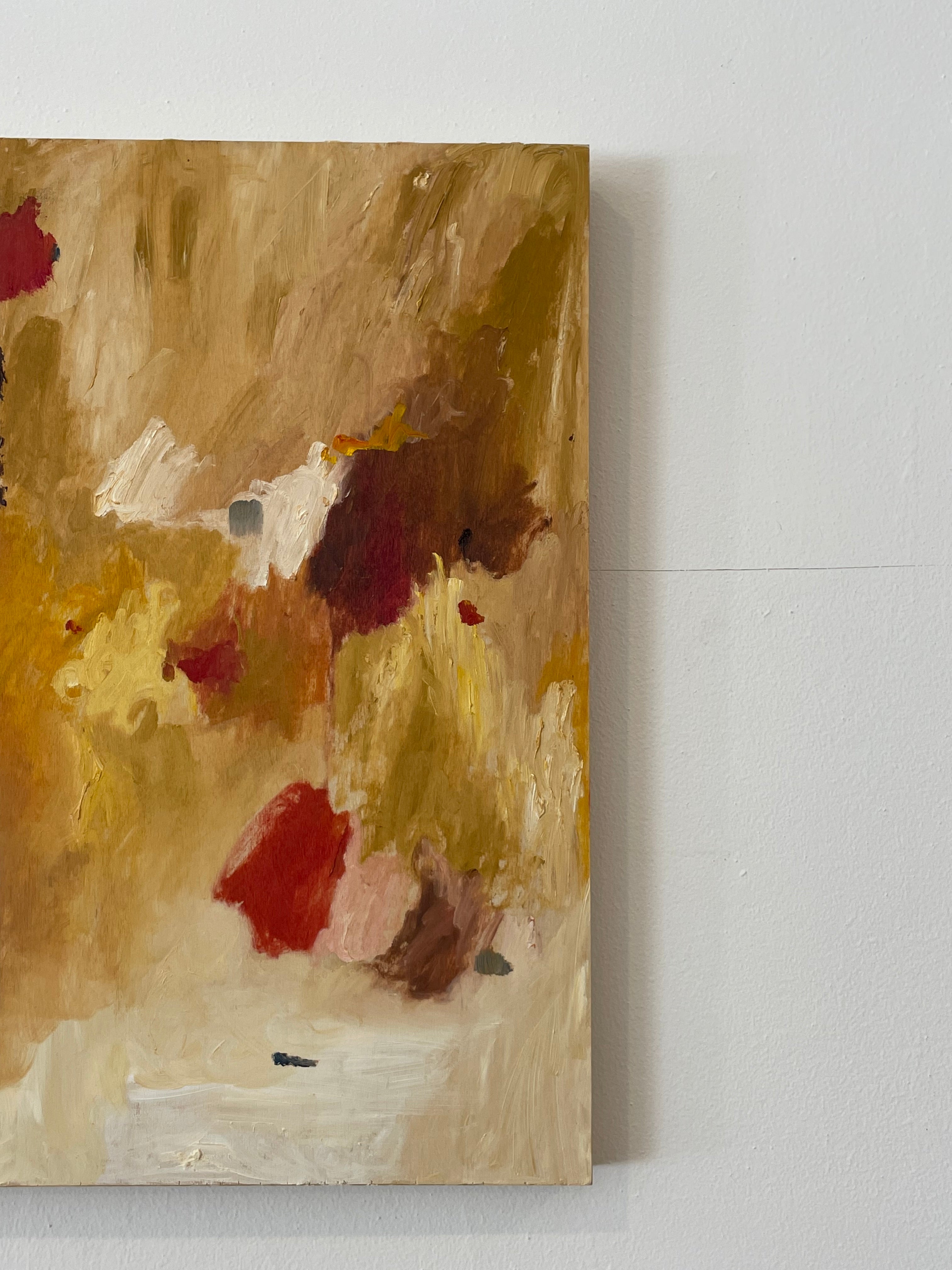 Contemporary floral artwork 30x50cm