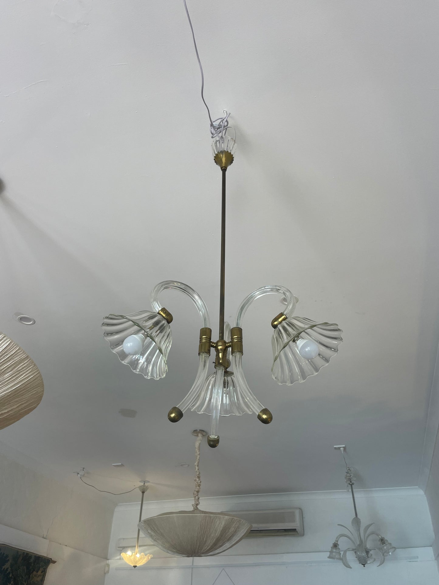 1940s Barovier & Toso Murano Chandelier