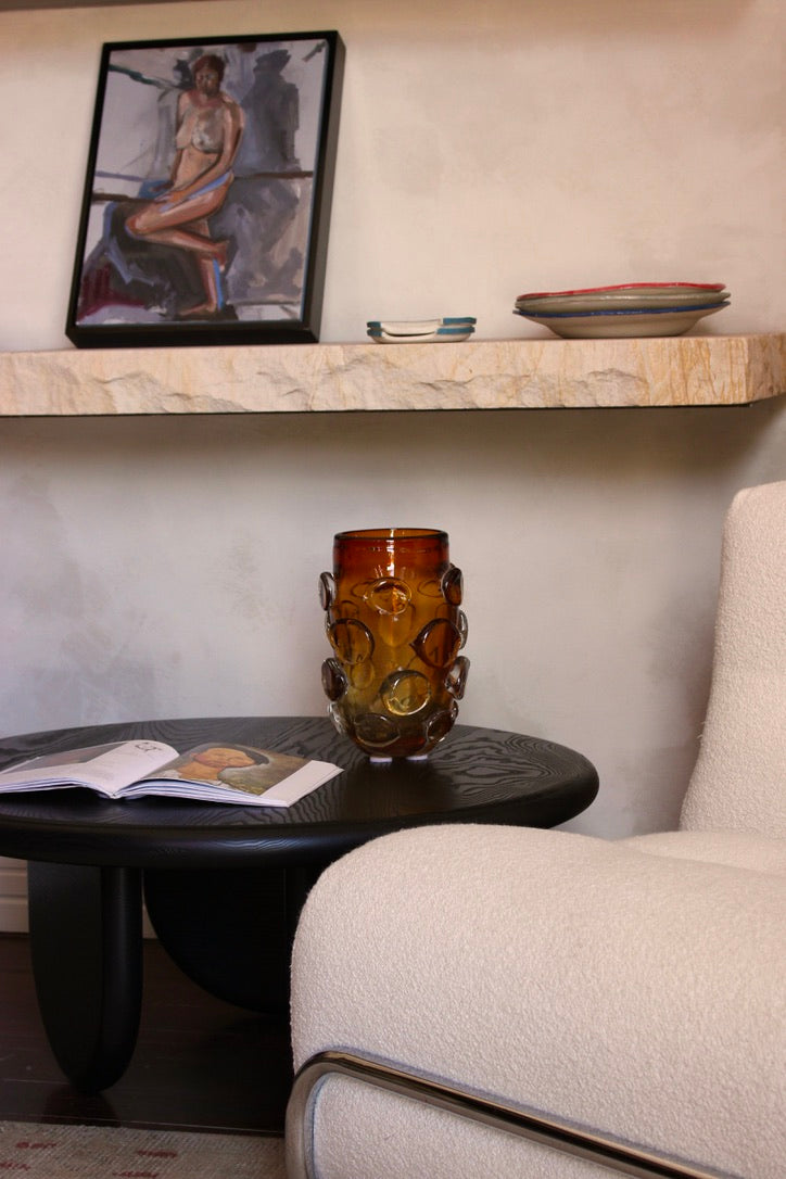 Chunky low-profile coffee table Eclipse by Jake Sawyer