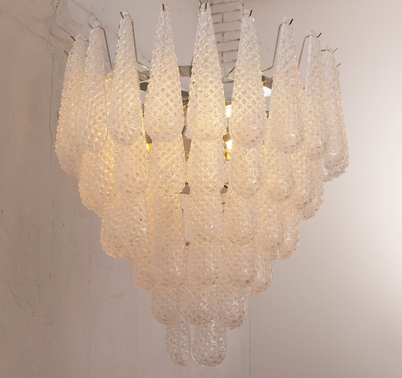 Italian Murano pendant chandelier for dining room