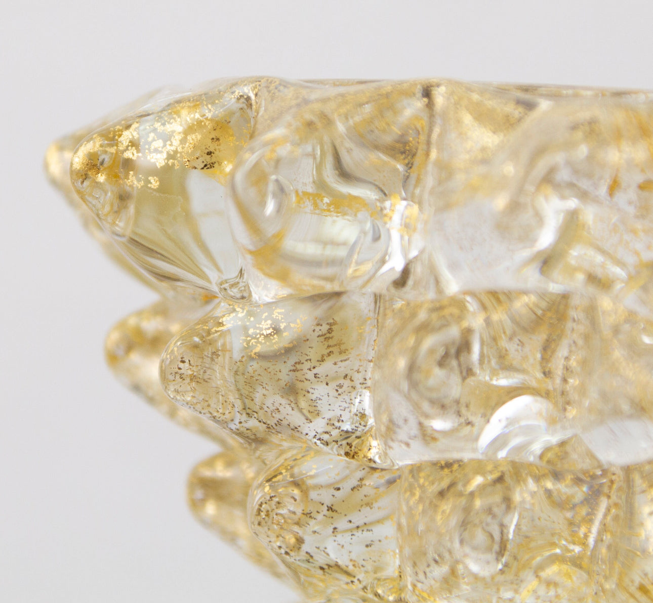 Murano Glass Single Flower Vase Rostrato