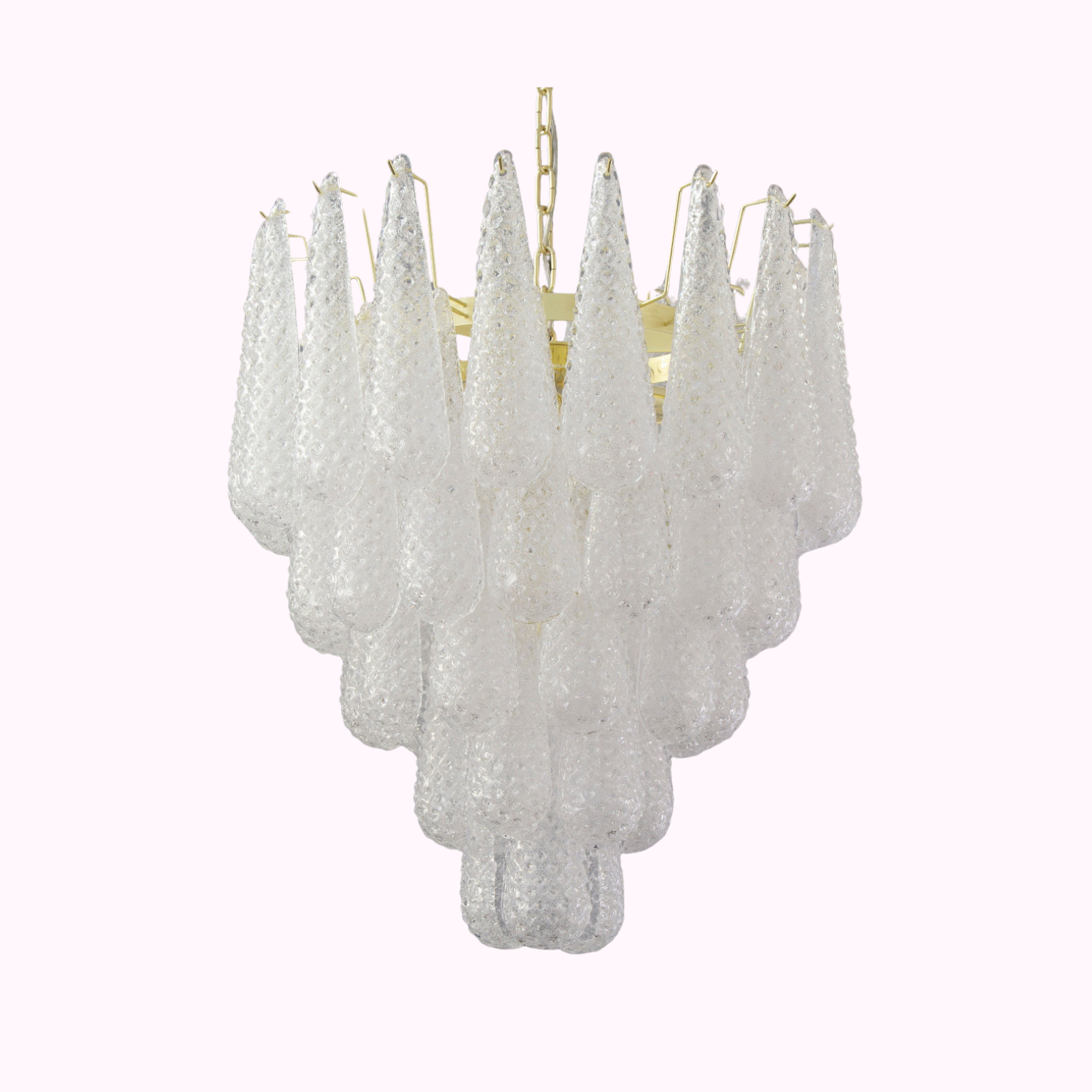Italian Murano glass chandelier for modern interiors