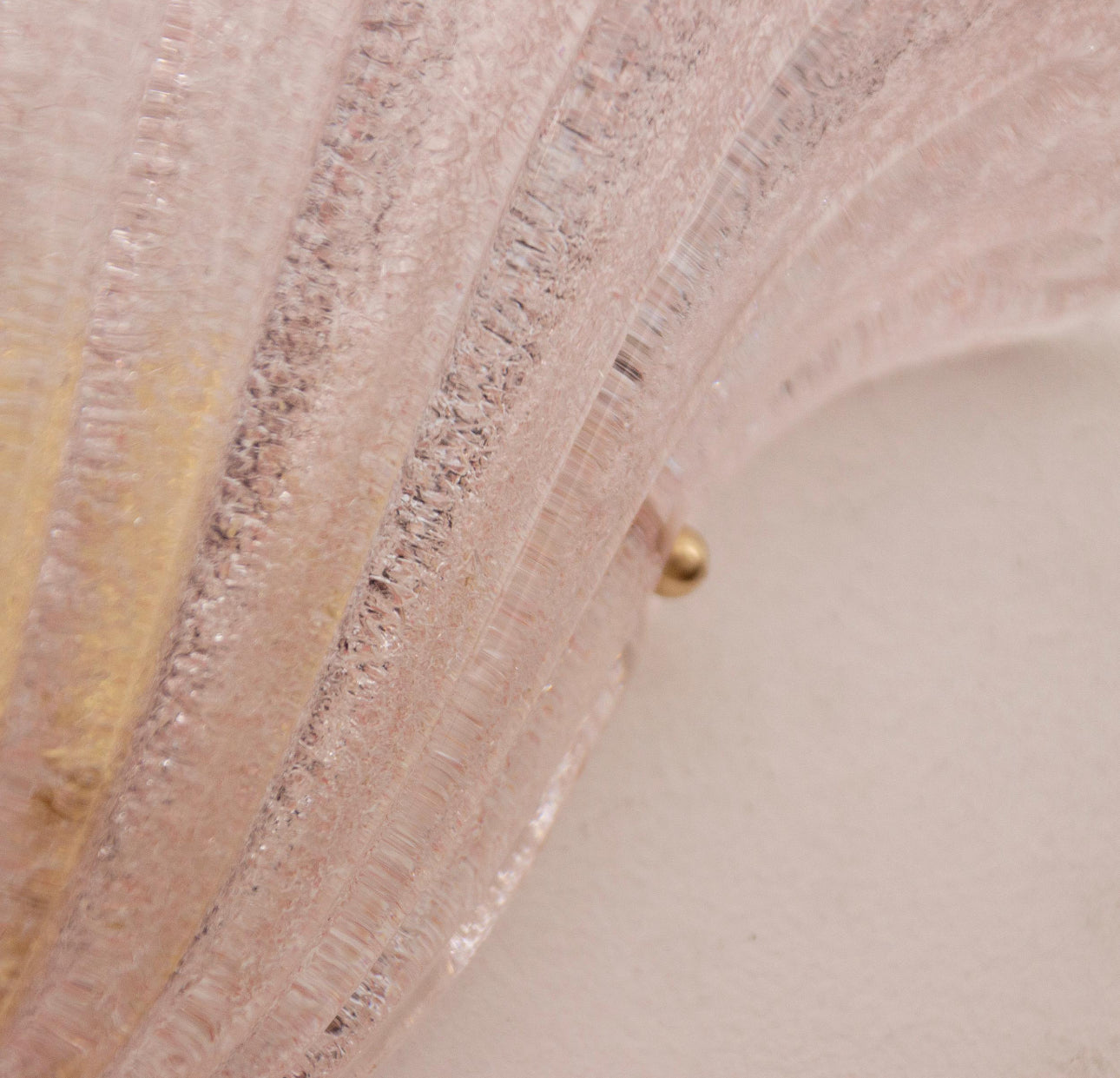 Handcrafted Murano glass sconce for ambient lighting