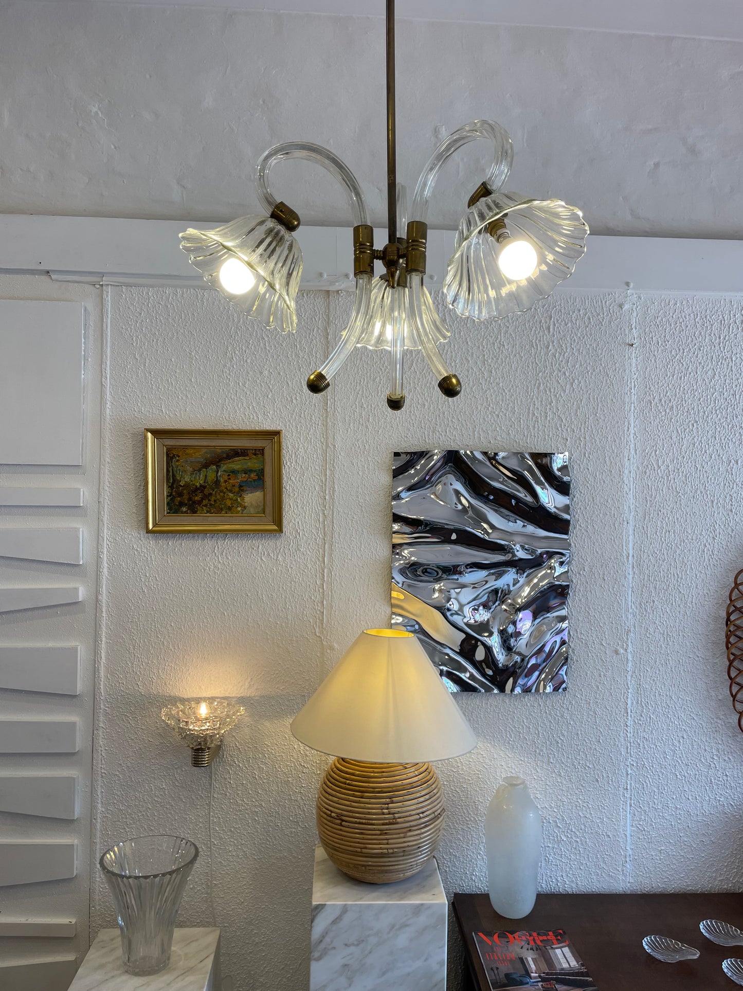 1940s Barovier & Toso Murano Chandelier