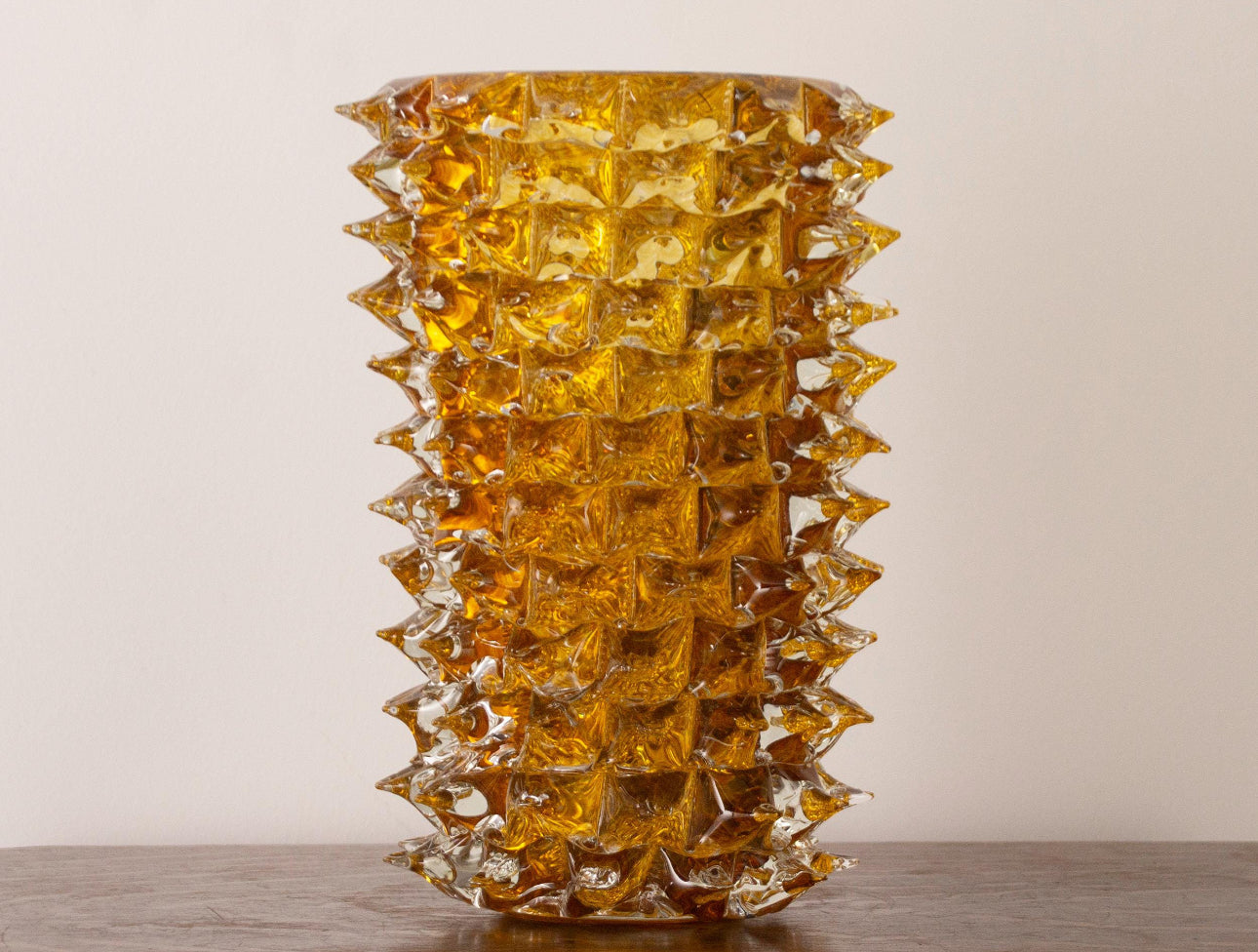 Decorative Murano glass vase Made in Italy