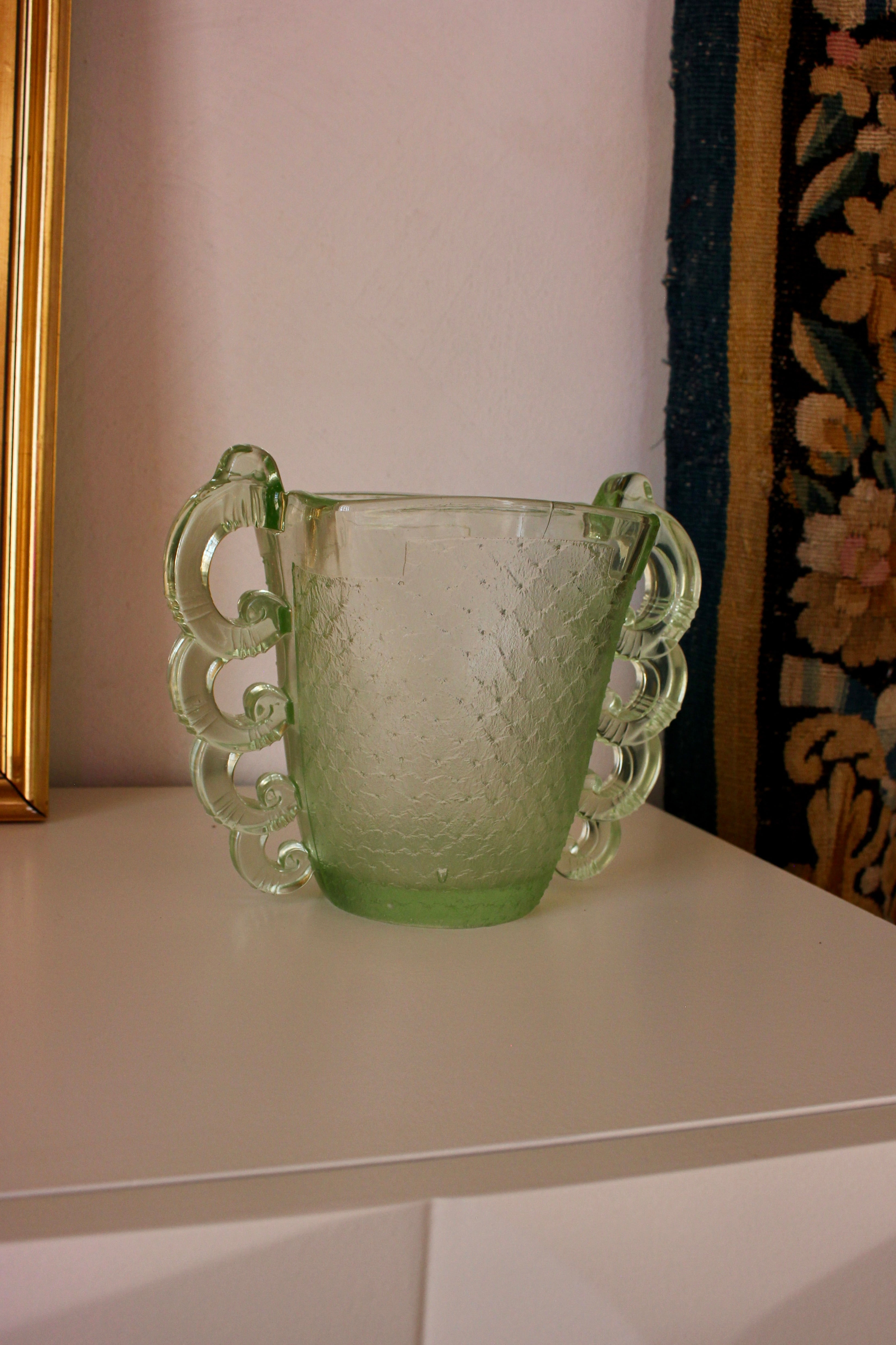 Vintage French Daum vase by Pierre D’Aven – 1935 Art Deco design