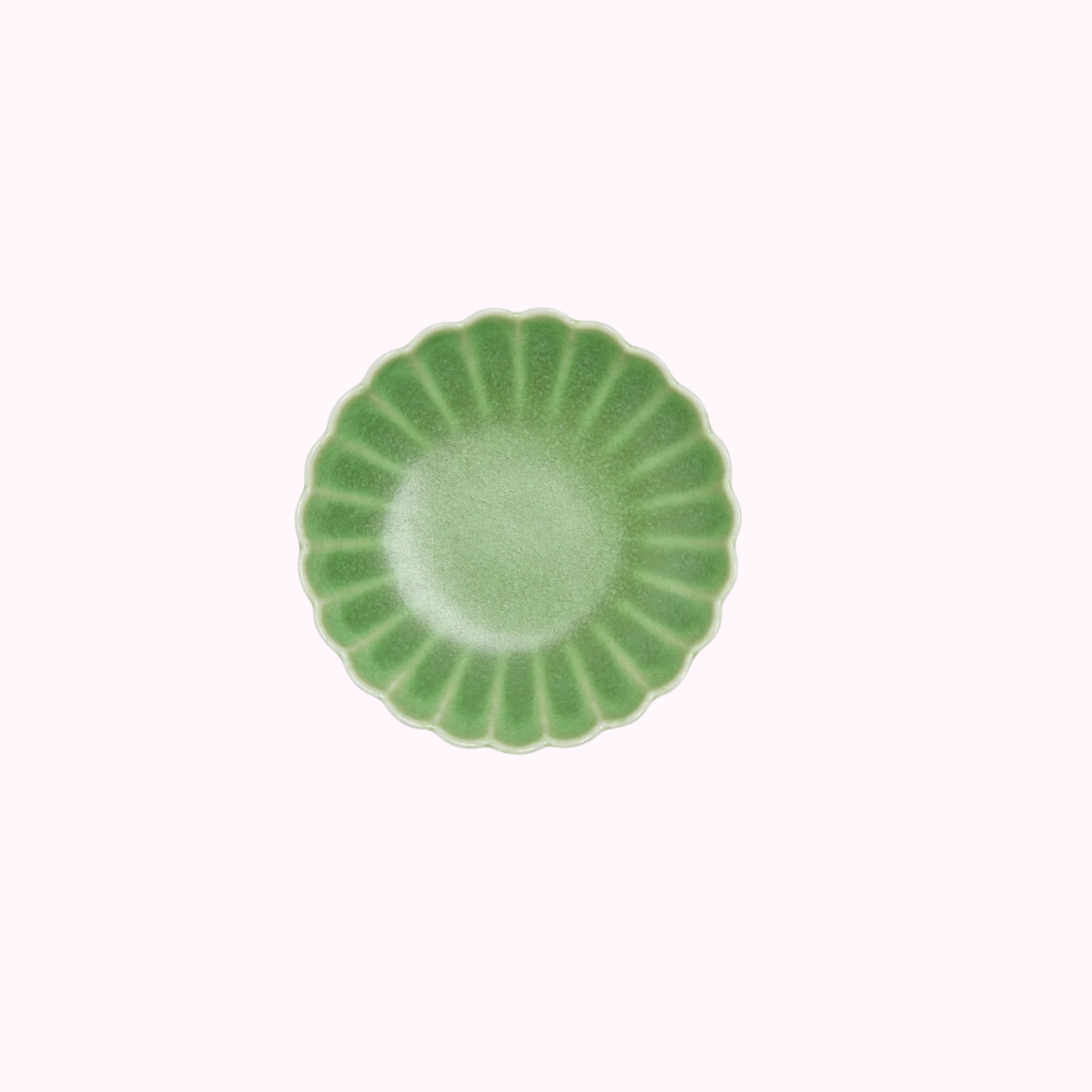 Contemporary ceramic mini plate with delicate design