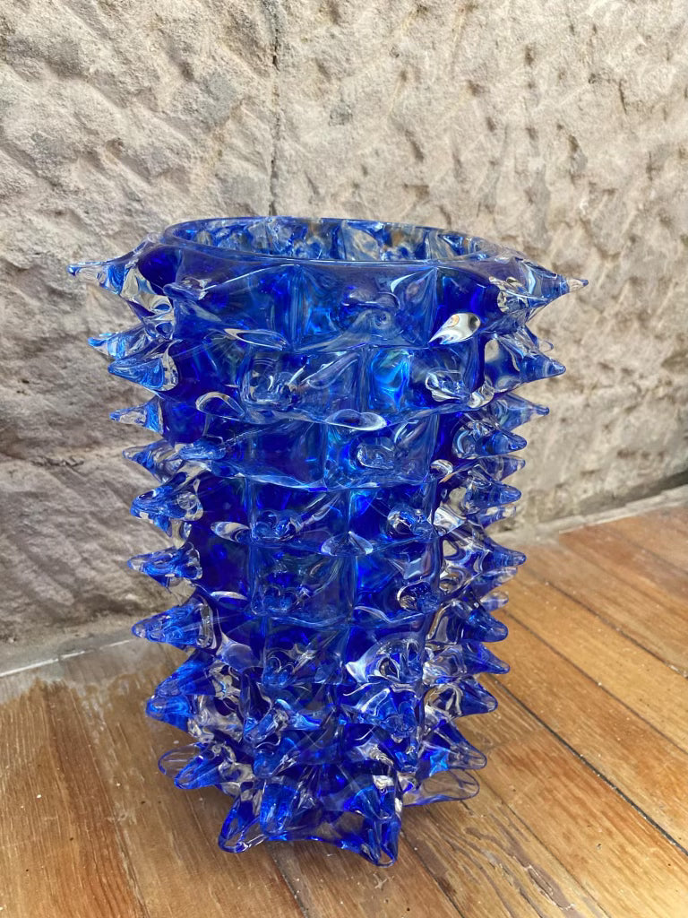 Murano Rostrato Vase – Handcrafted Italian Glass, 30cm x 20cm