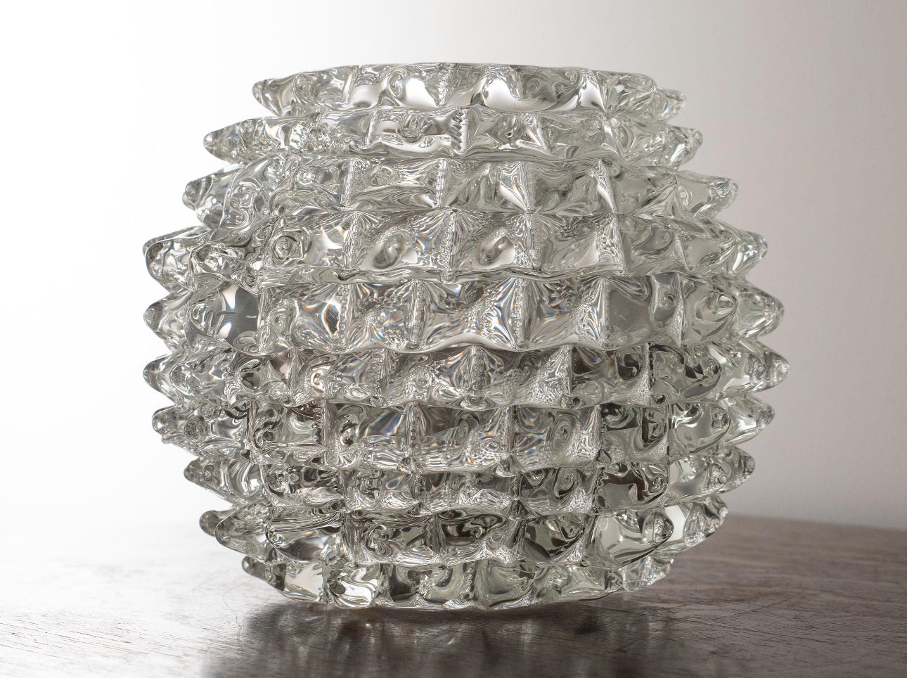 Luxury Murano-inspired glass bowl
