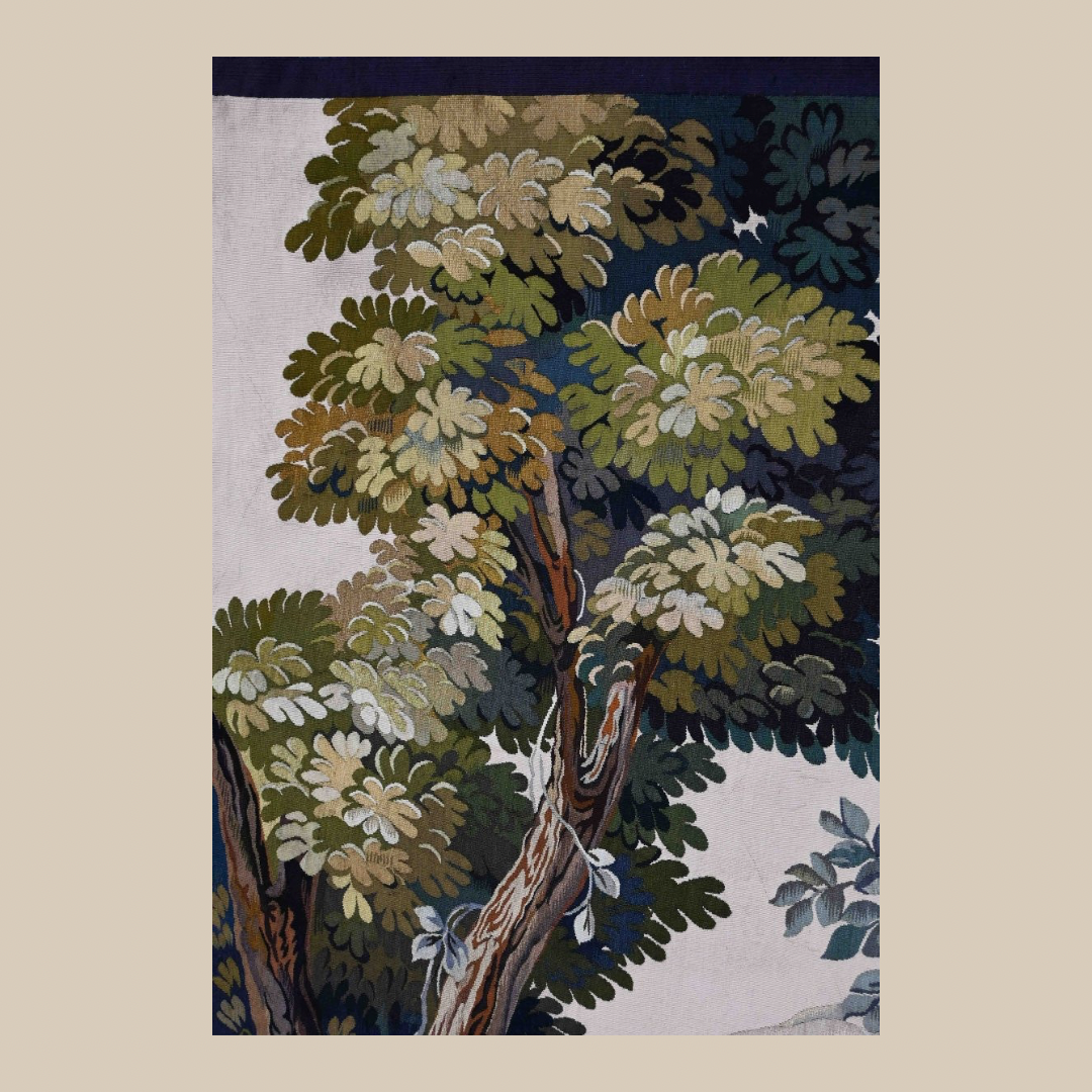 Antique Aubusson tapestry 203×153cm