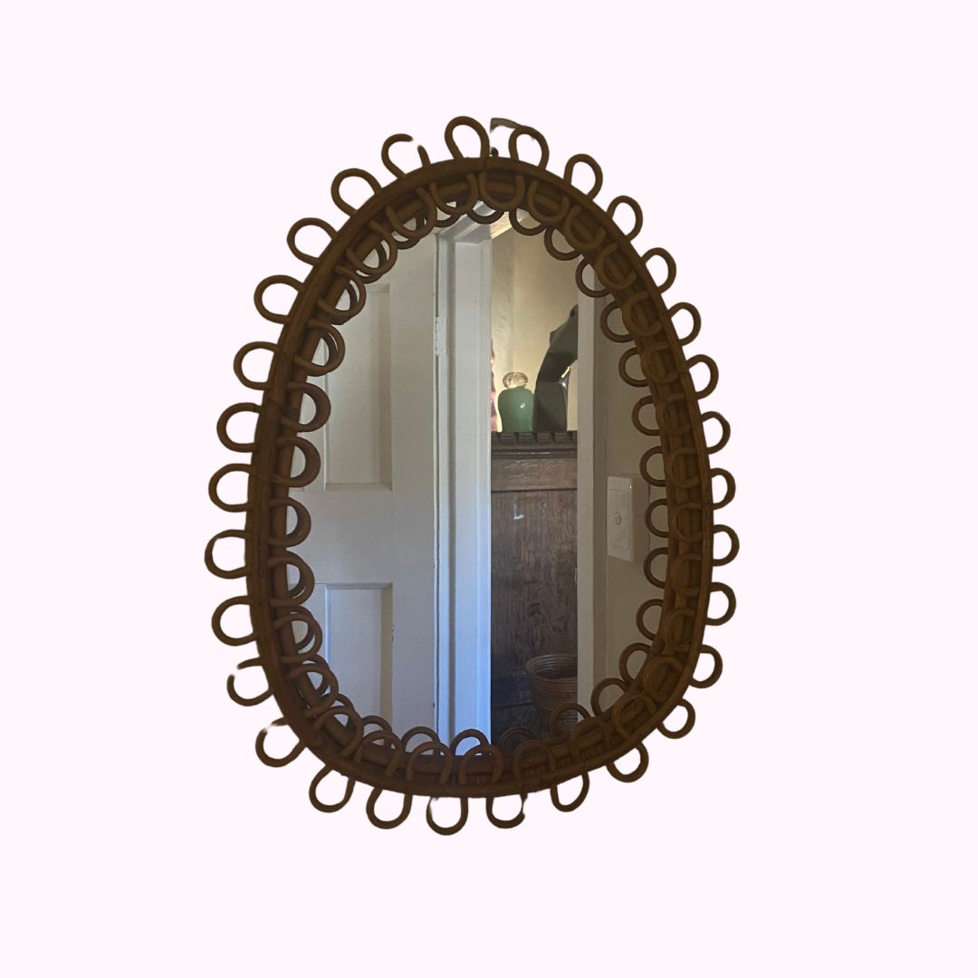 Oval Bonacina Mirror – vintage Italian wall mirror