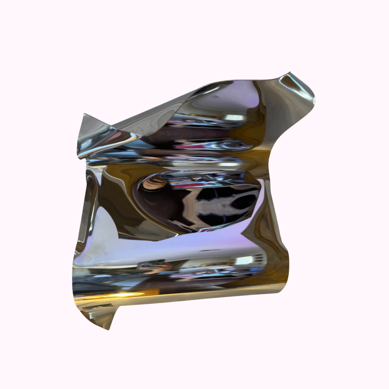 Steel sculpture by Perth artist Mariel contemporary minimalist art