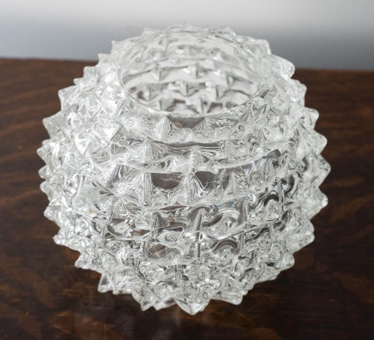 Handmade Italian decorative glass bowl