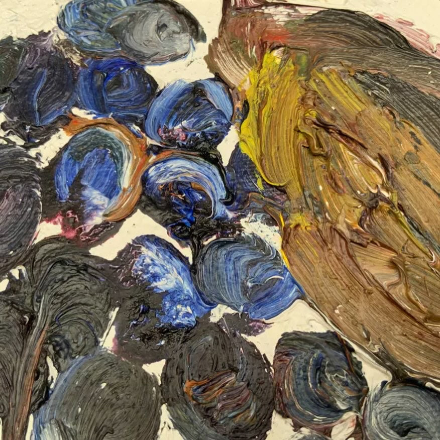 Expressive brushwork French painting