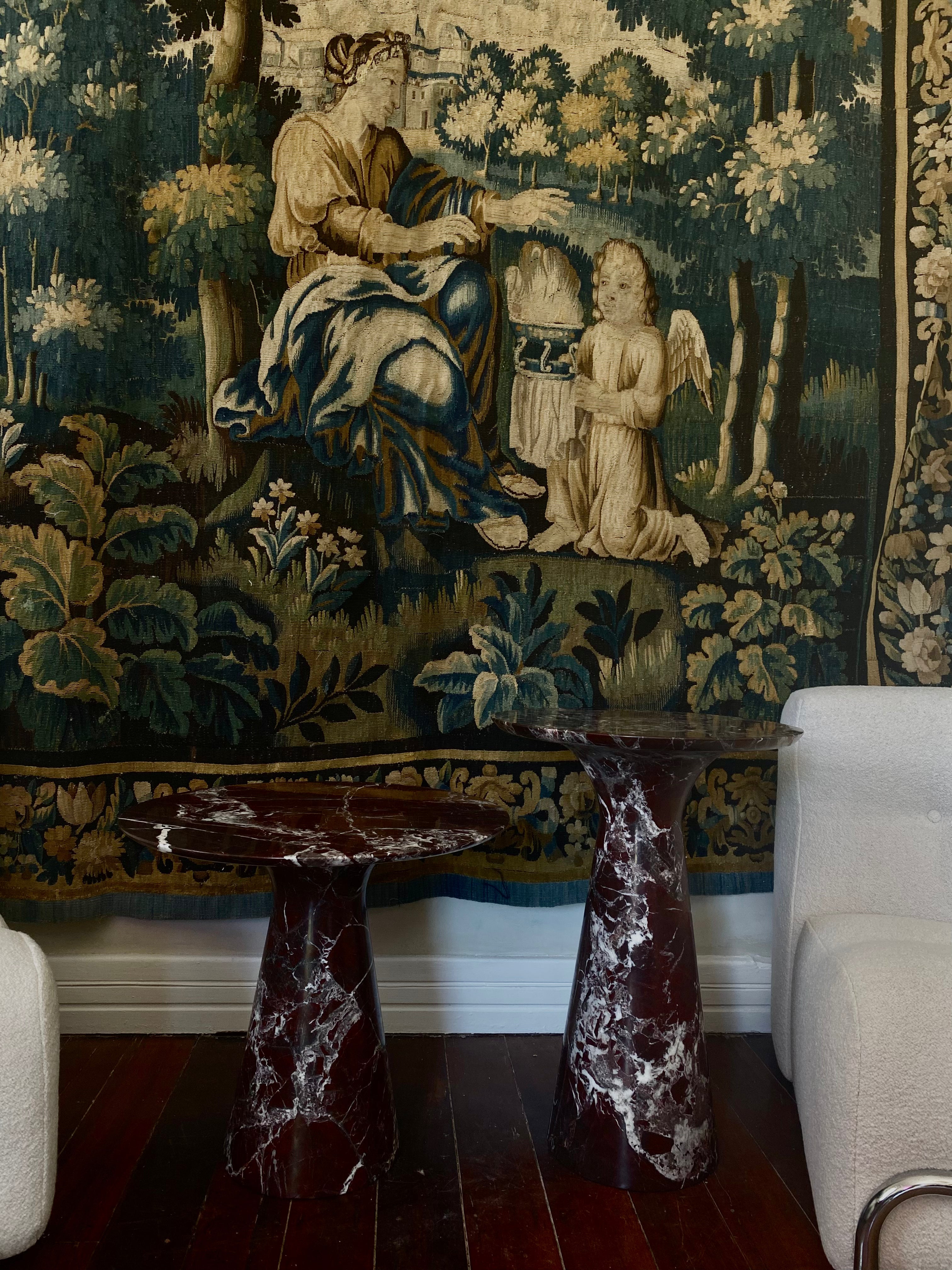 Italian marble accent table