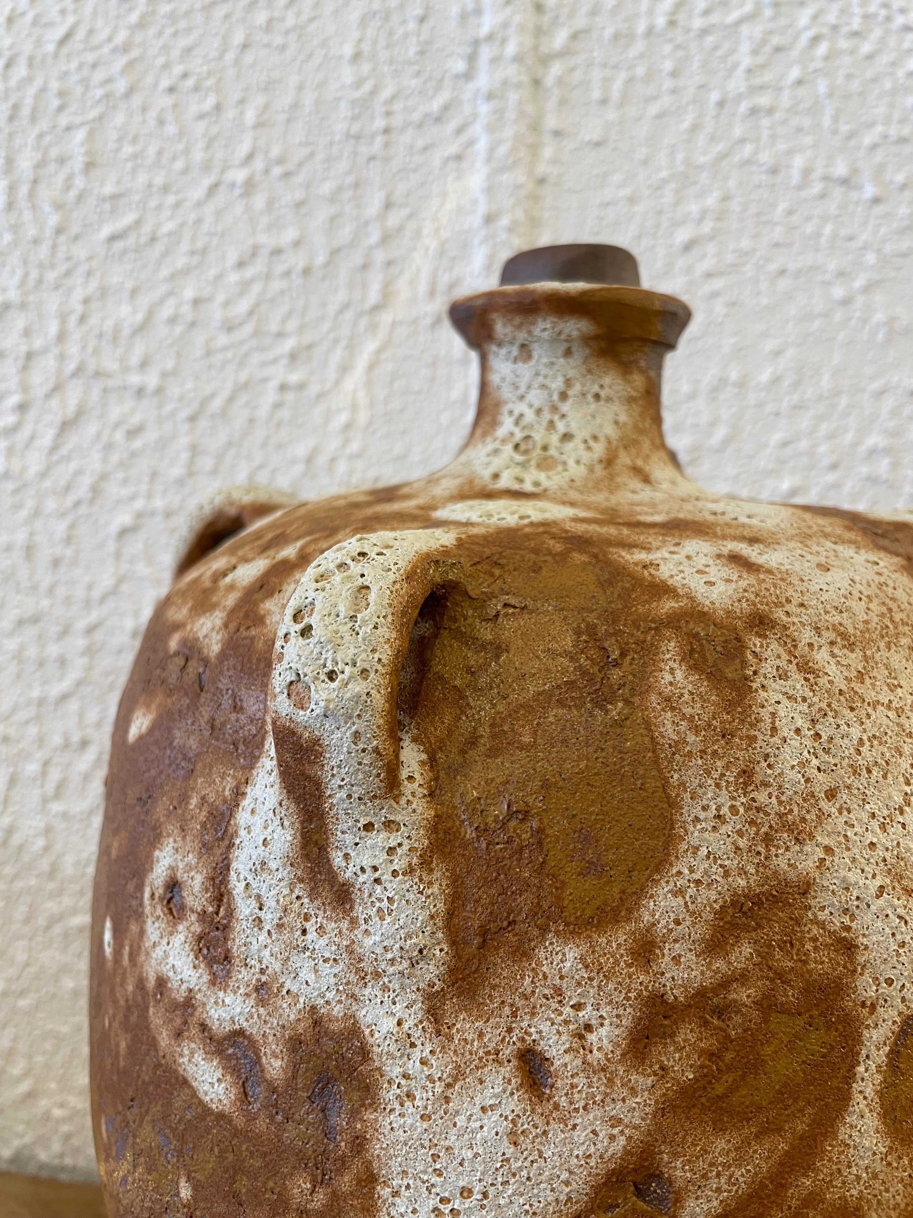 Perth artist ceramic vessel Magma glaze