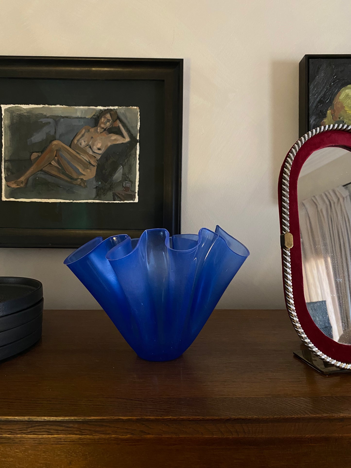 Medium Cobalt Blue Sascha Anthony Vase