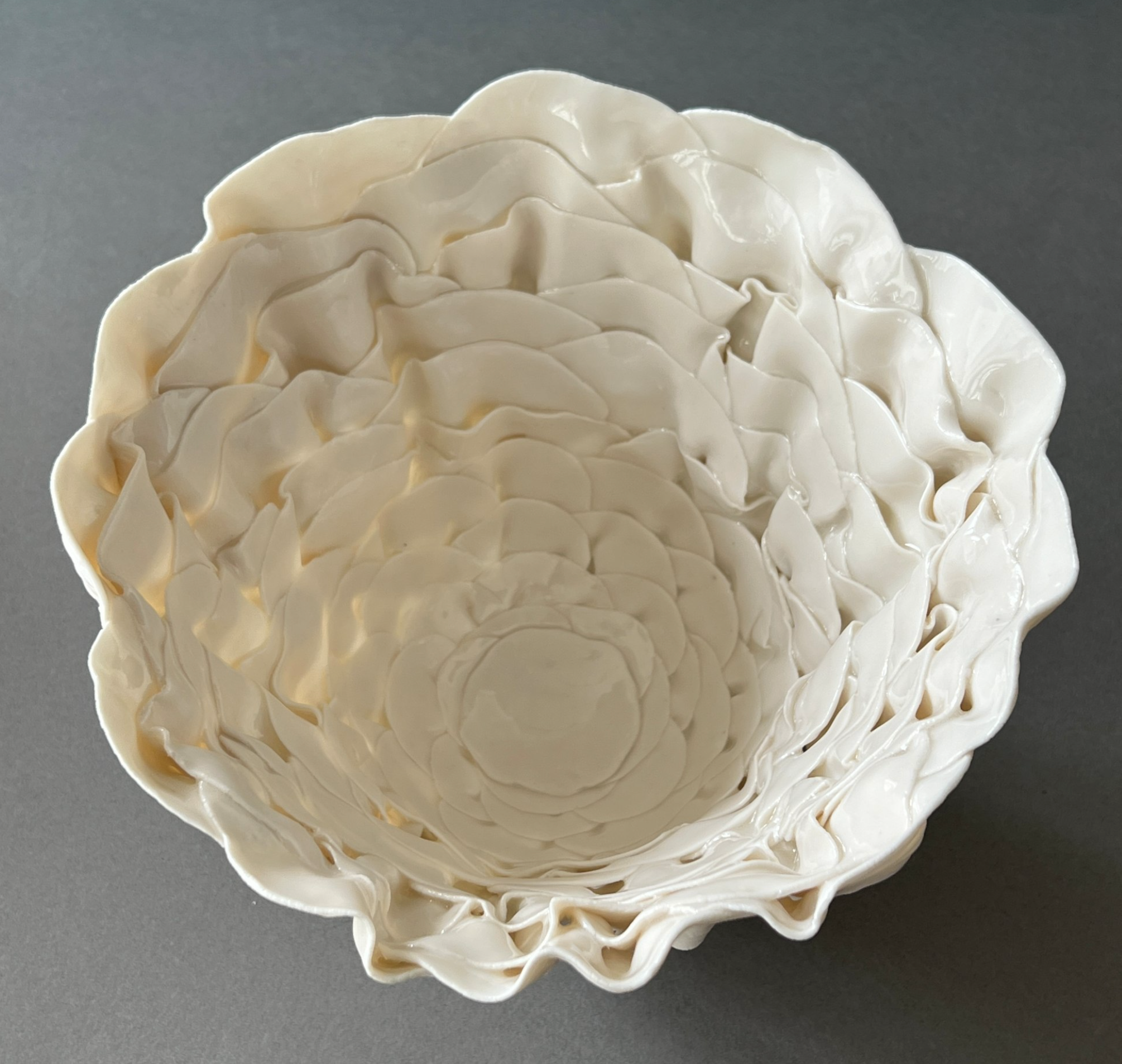 Contemporary ceramic vessel, 23cm, by Leah Kaplan