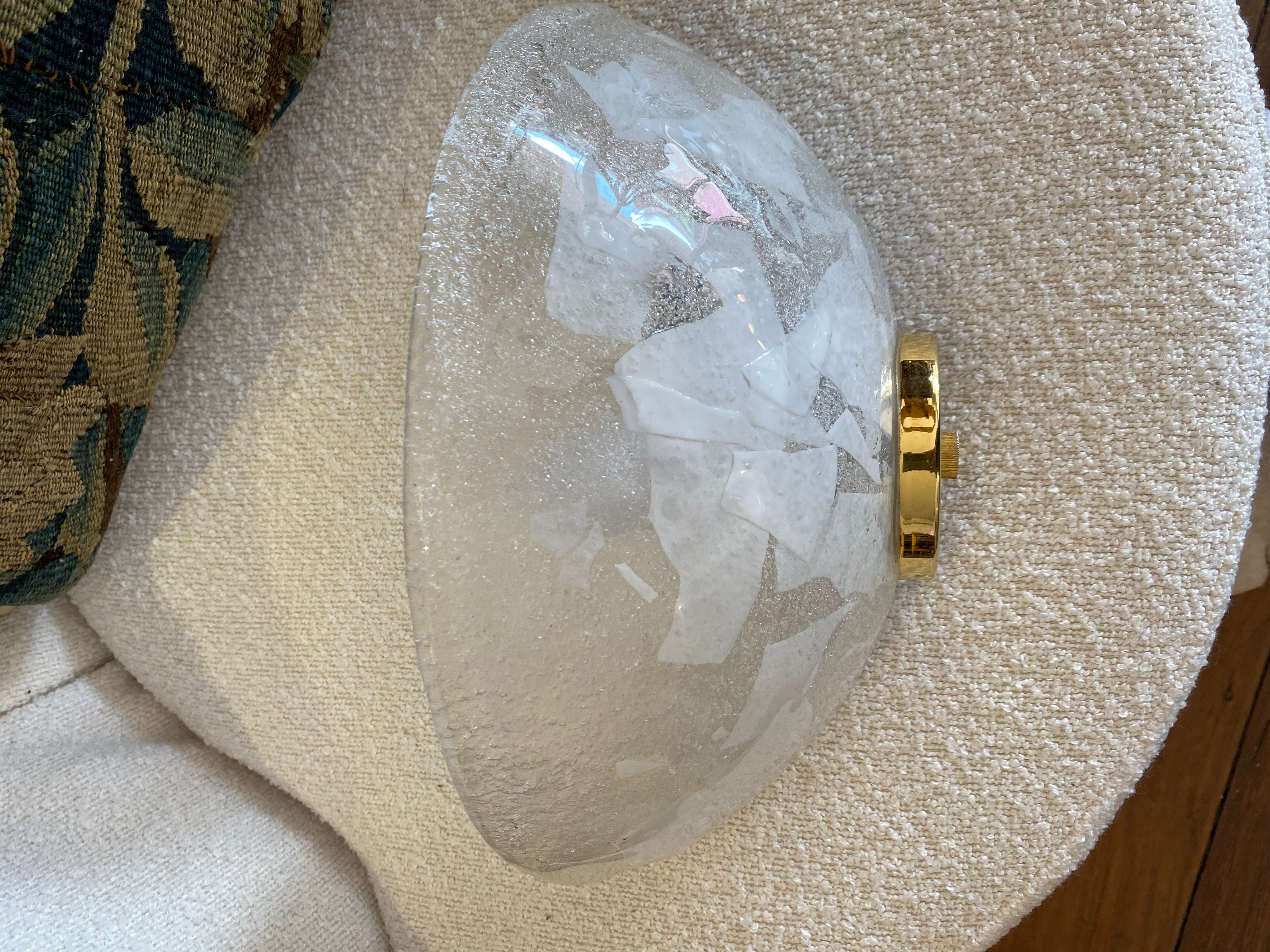 1970s Murano glass sconce pair