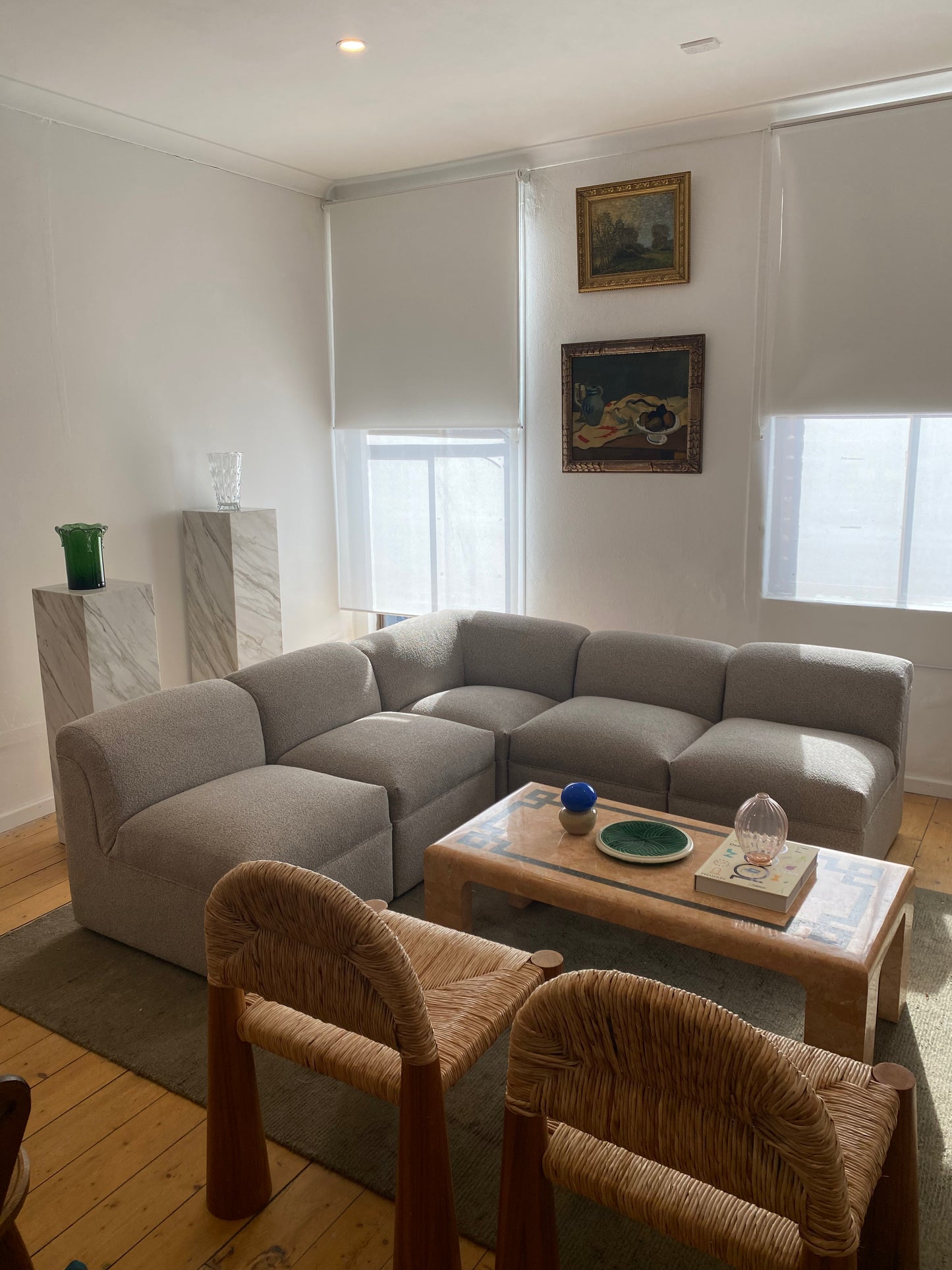 1970s Modular Lounge in Marle Boucle