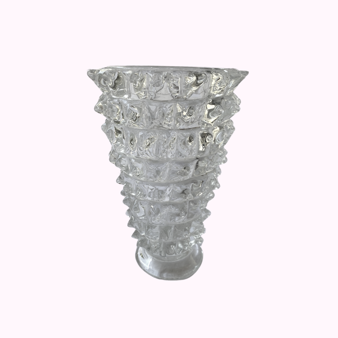 Barovier & Toso 1940s Rostrato Murano vase 24cm