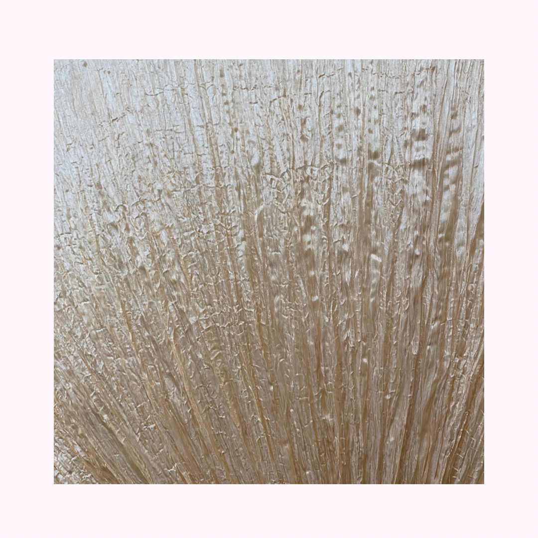 Italian oyster fabric pendant lamp