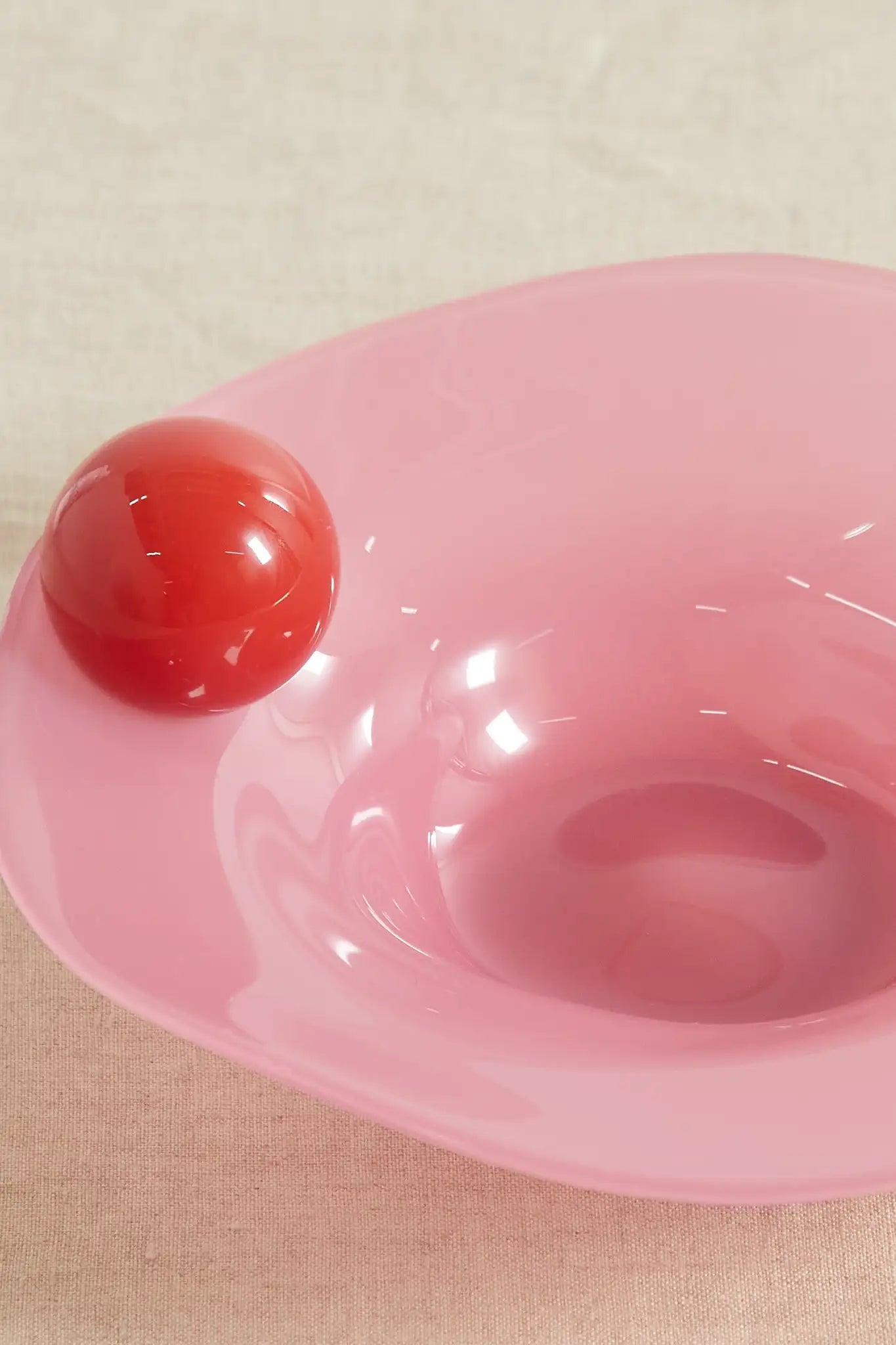 Contemporary artistic glass object