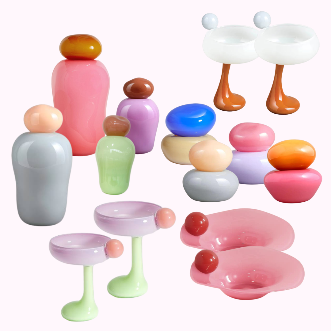 Hand-blown glass sculpture by Helle Mardahl