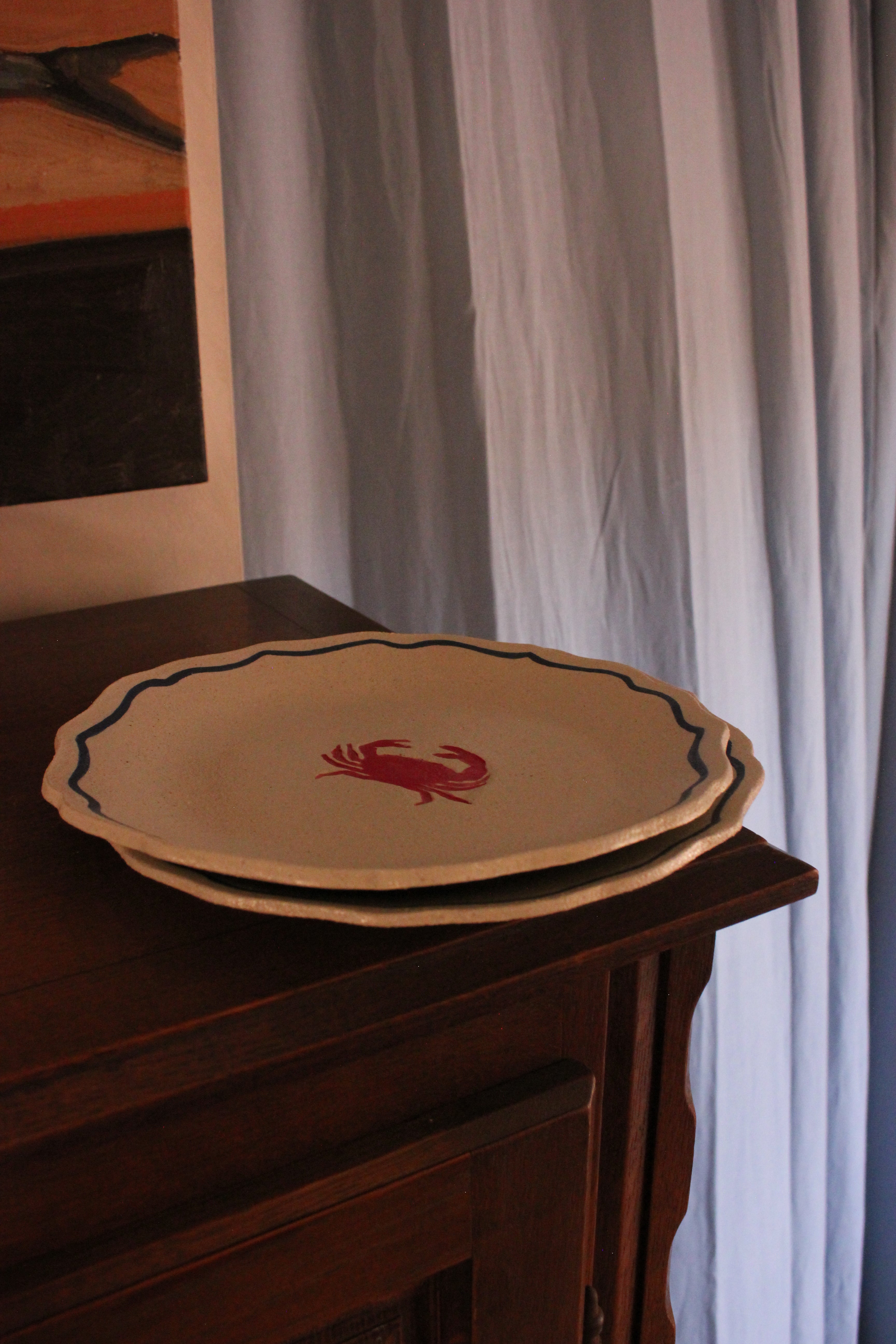 Crab Plates by Jasmine Raisbeck