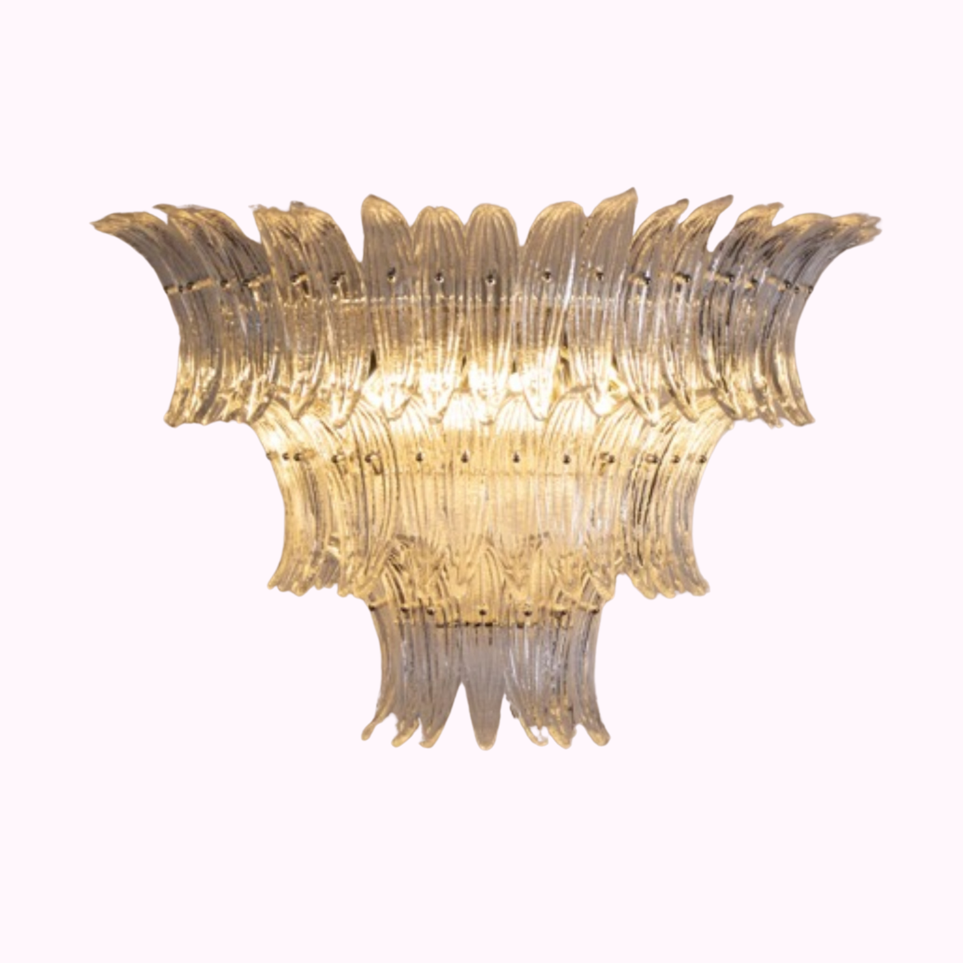 Murano Leaf Chandelier POA