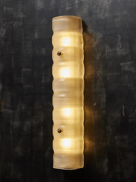 Murano & Brass wavey Edge Sconce
