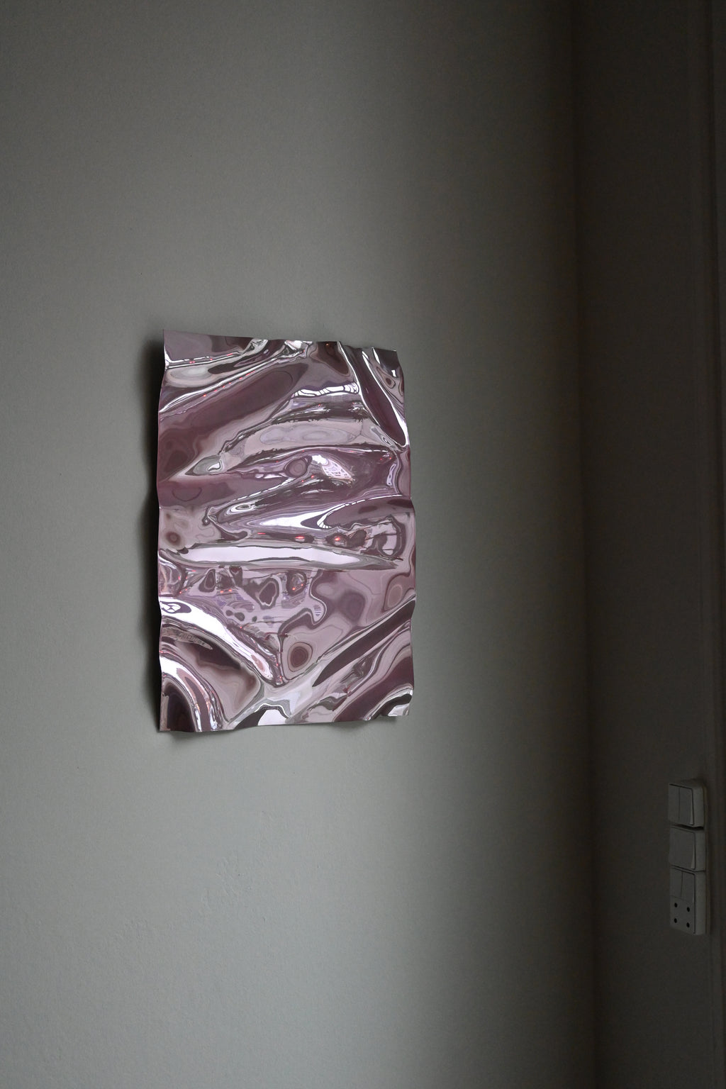 Pink Psychedelic Mirror by Caia Leifsdotter – Scandinavian Art Design