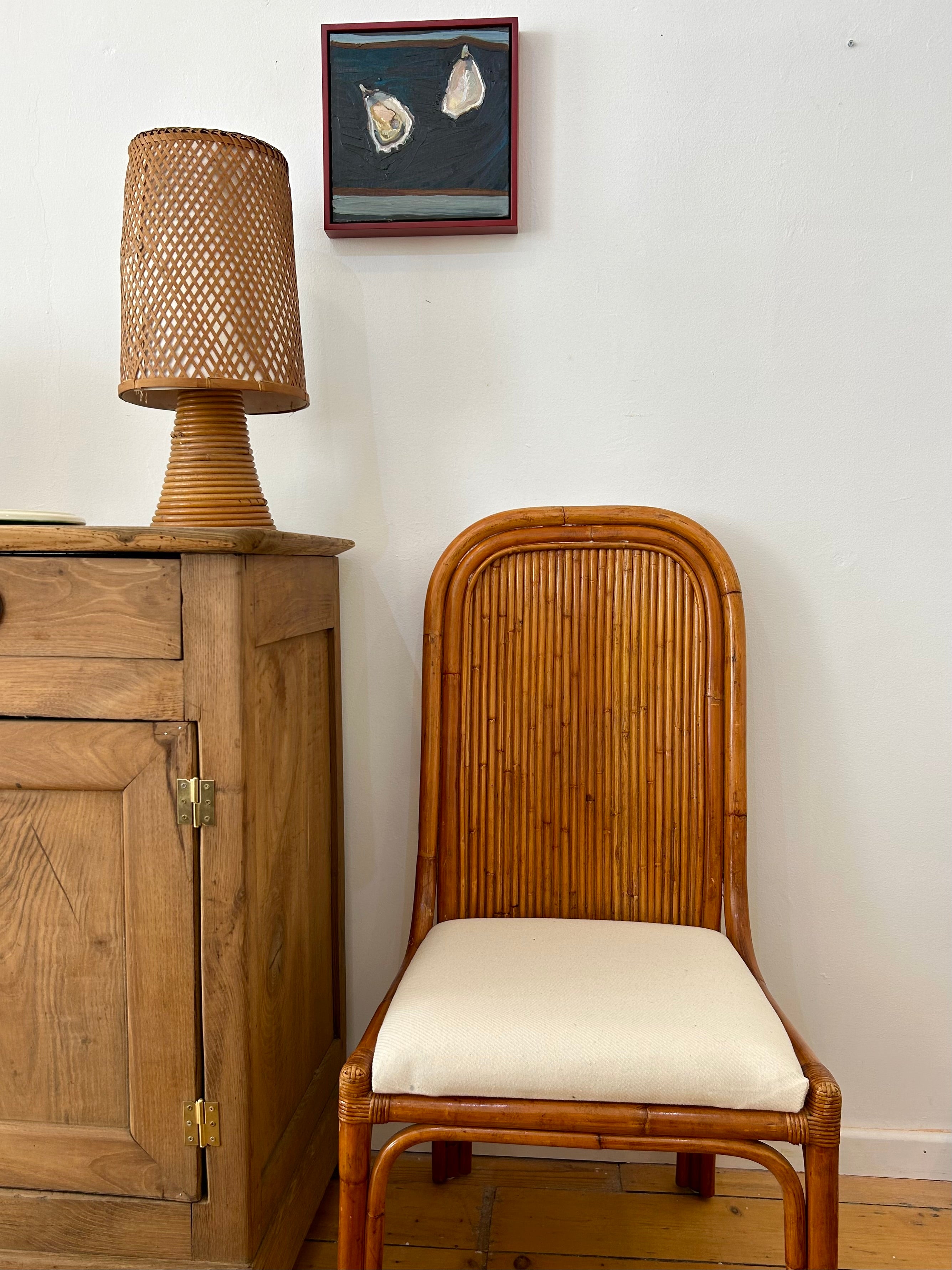 1960s Bamboo Italian chair  set