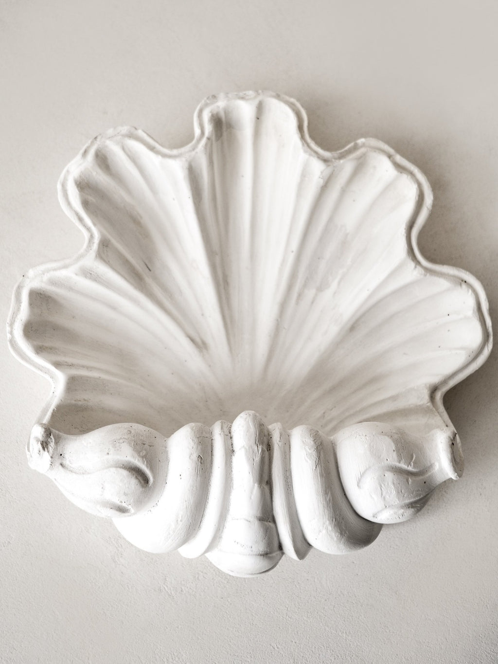 Art Deco 1930s French Plaster Shell Sconces