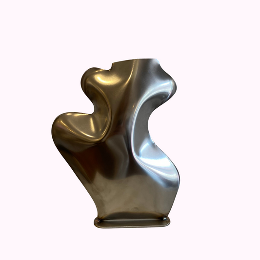 Steel Vase II by Duzi Objects