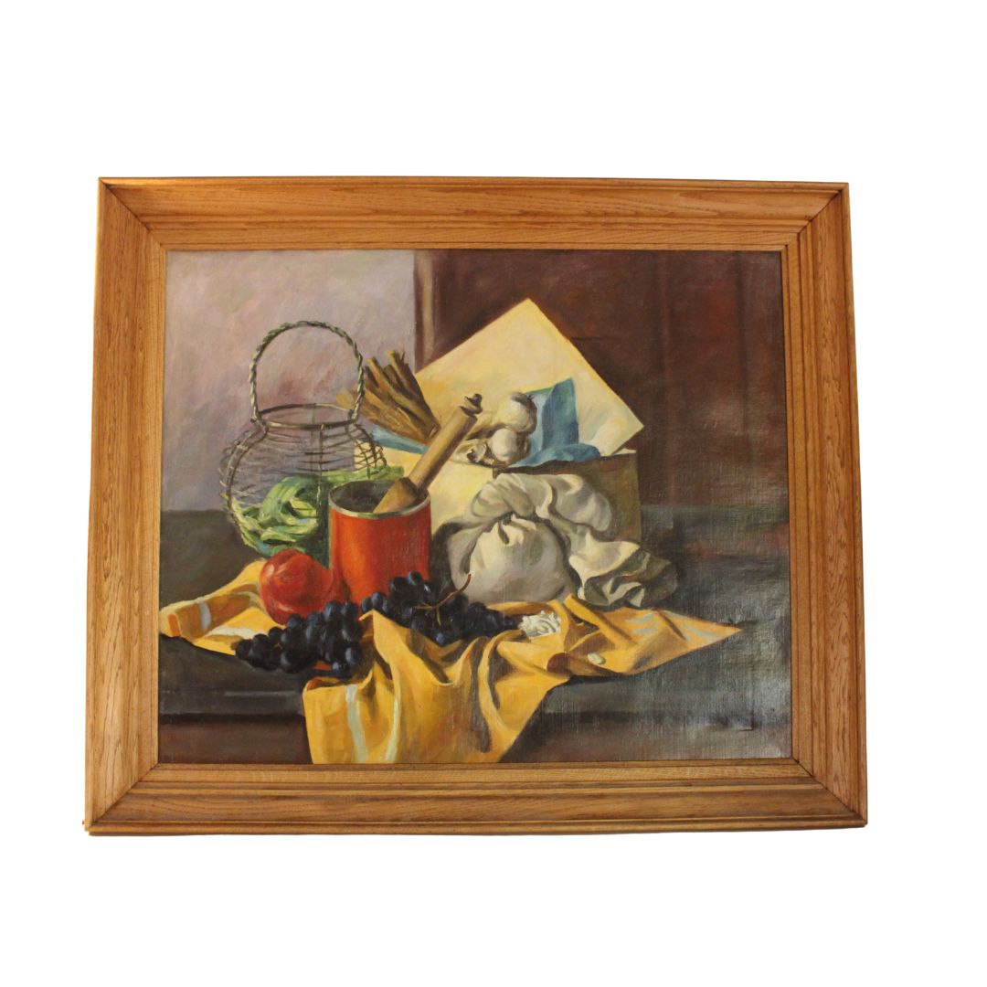 Large Still Life Early 20th Century France Painting