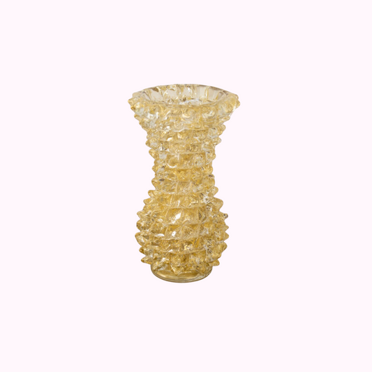 Murano Glass Single Flower Vase Rostrato