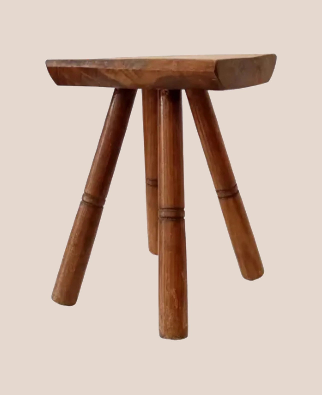 1960s-french-brutalist-stool-four-leg-wooden-vintage-designer-seat