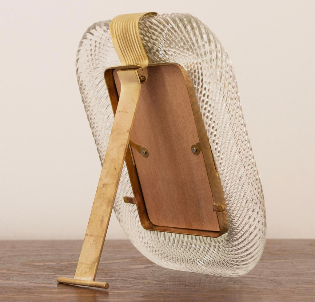 Handmade Murano glass picture frame