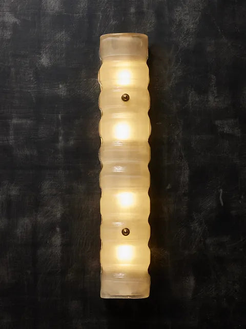 Murano & Brass wavey Edge Sconce