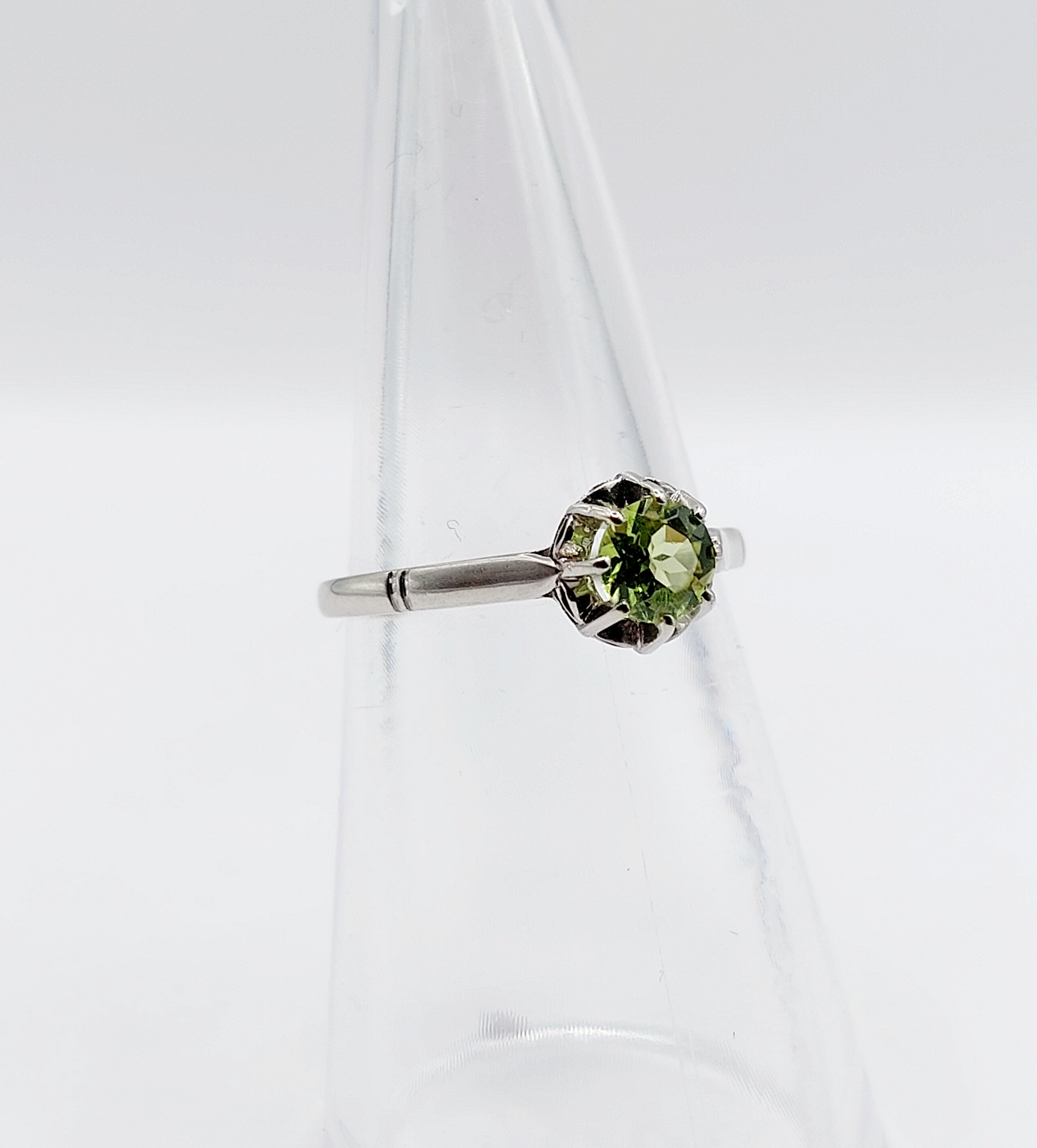 French Art Deco Solitaire Ring