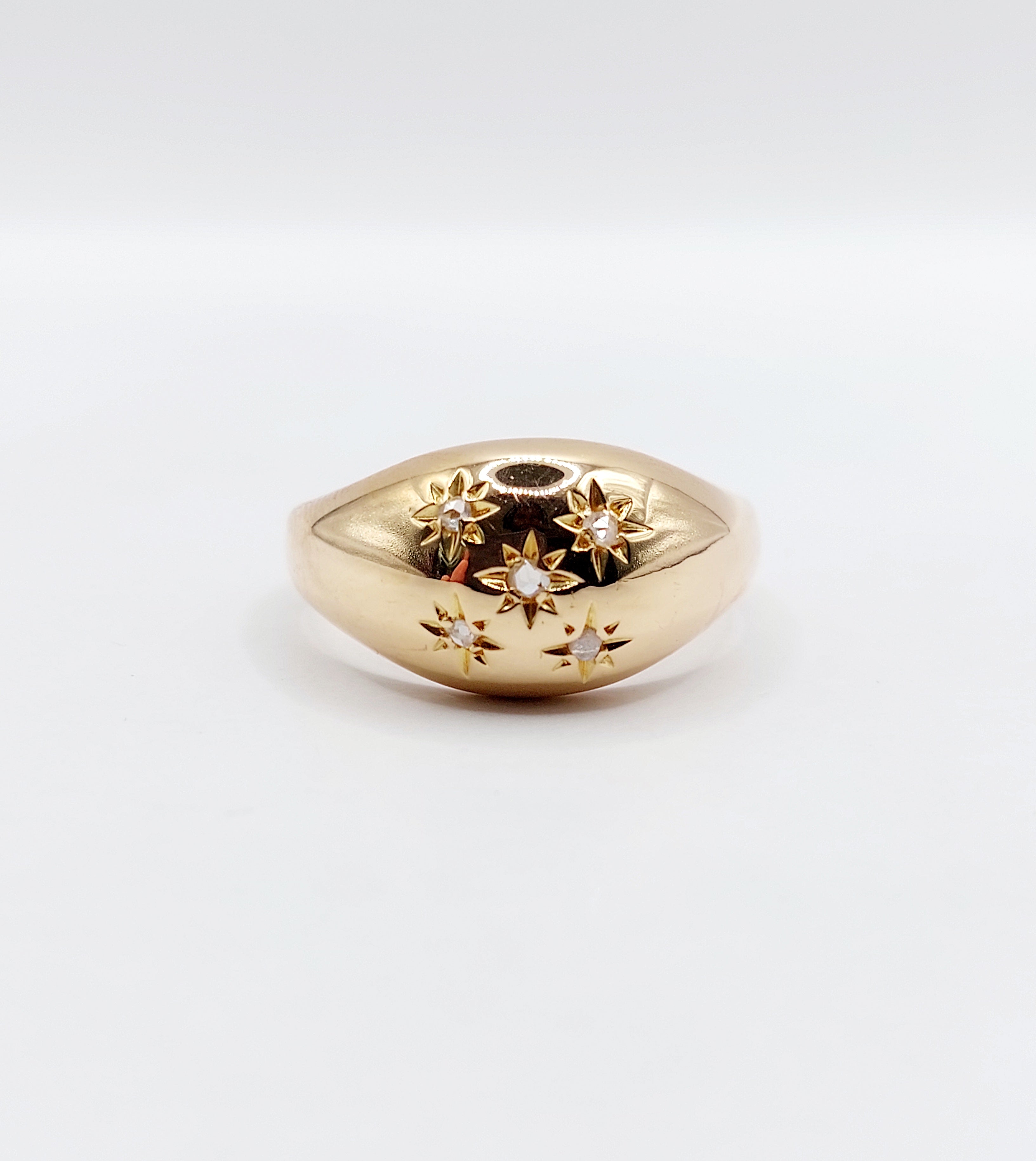 French Bombé Domed Ring