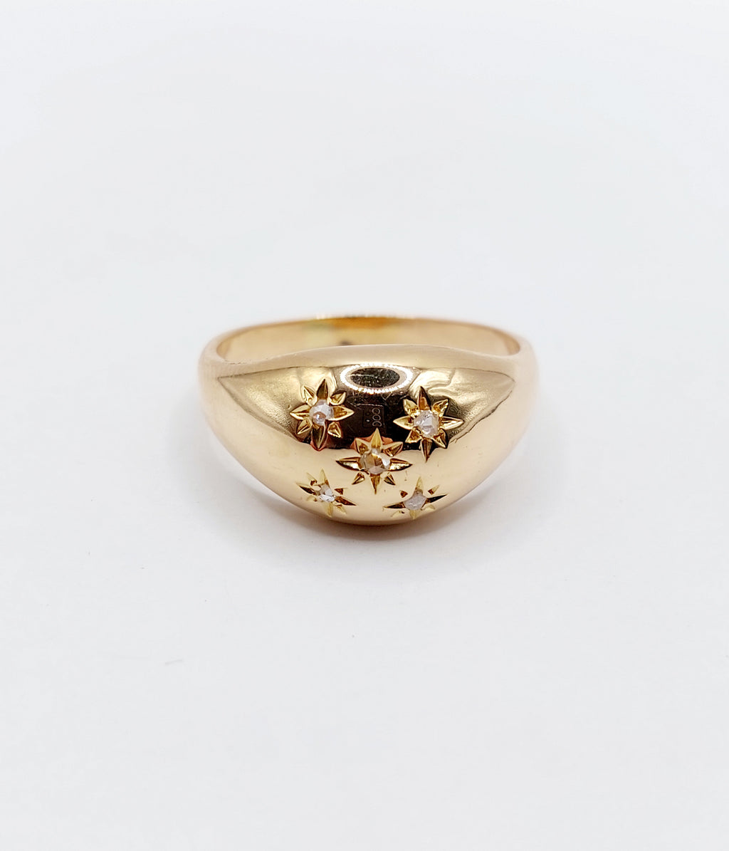 French Bombé Domed Ring