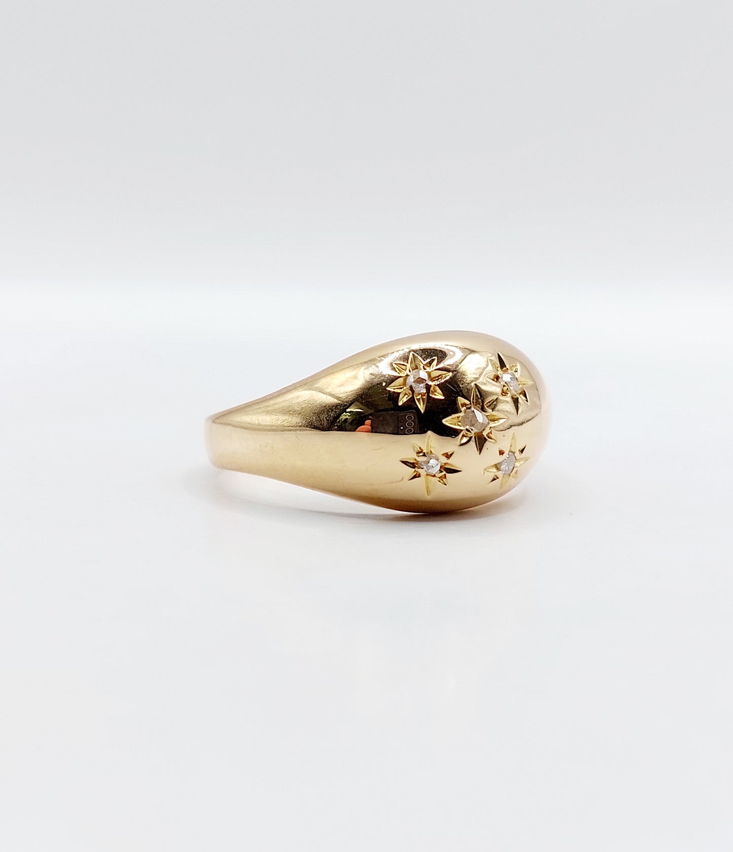 French Bombé Domed Ring