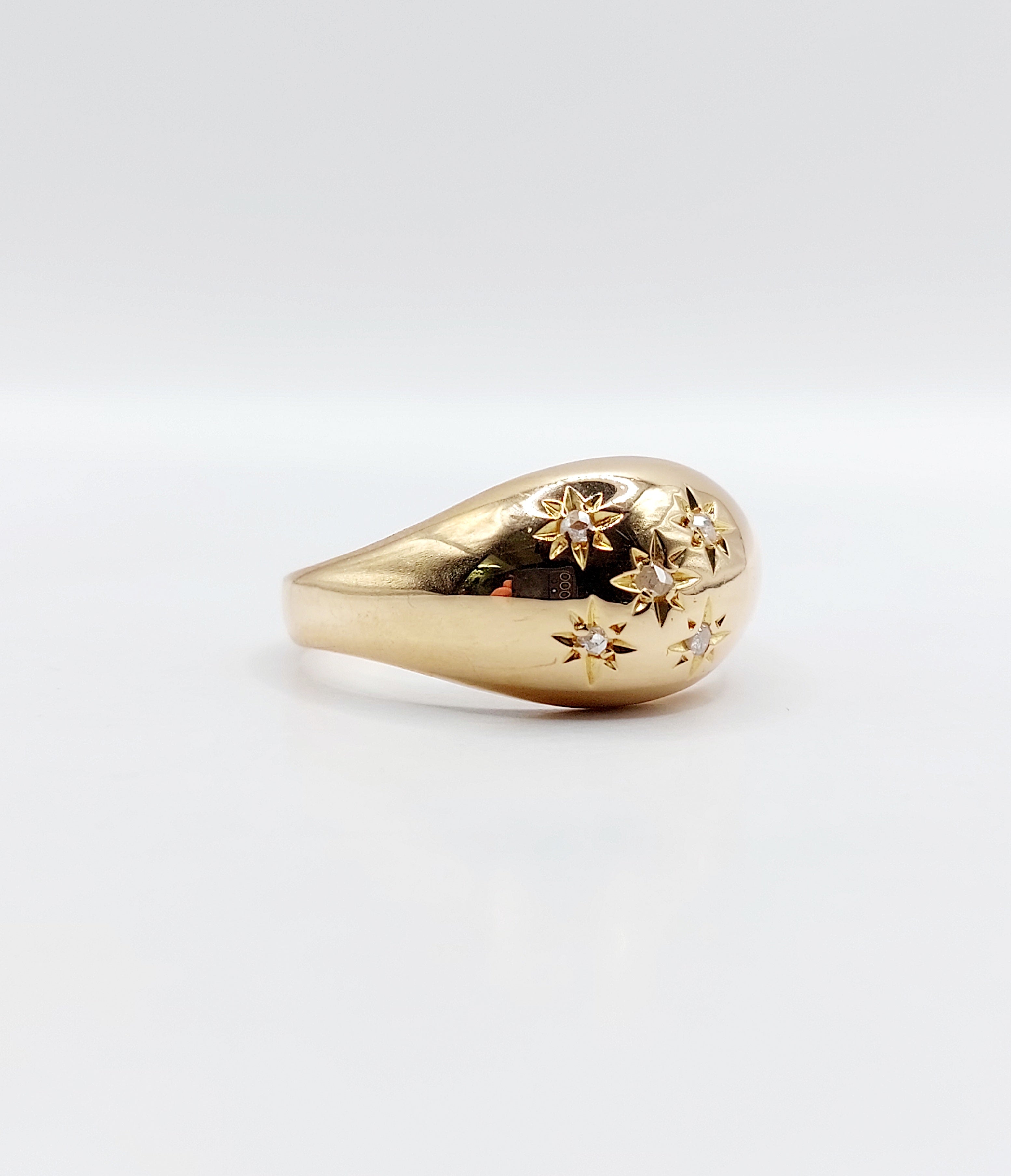 French Bombé Domed Ring