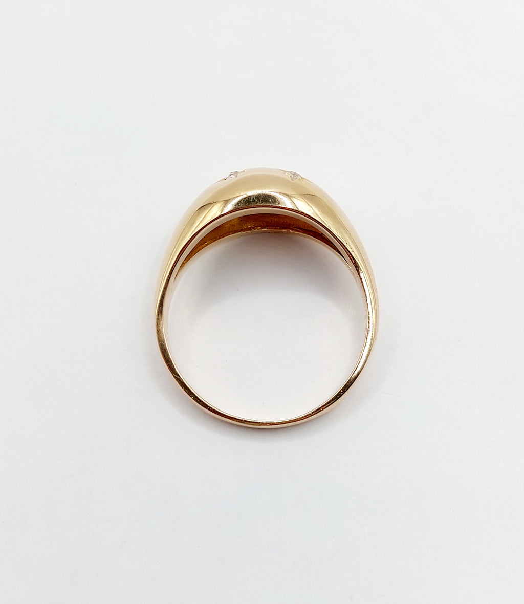 French Bombé Domed Ring