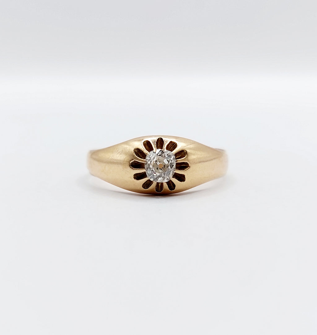 Antique Solitaire Diamond Ring