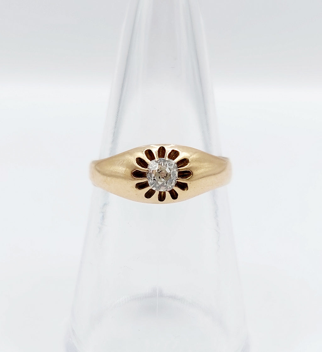 Antique Solitaire Diamond Ring