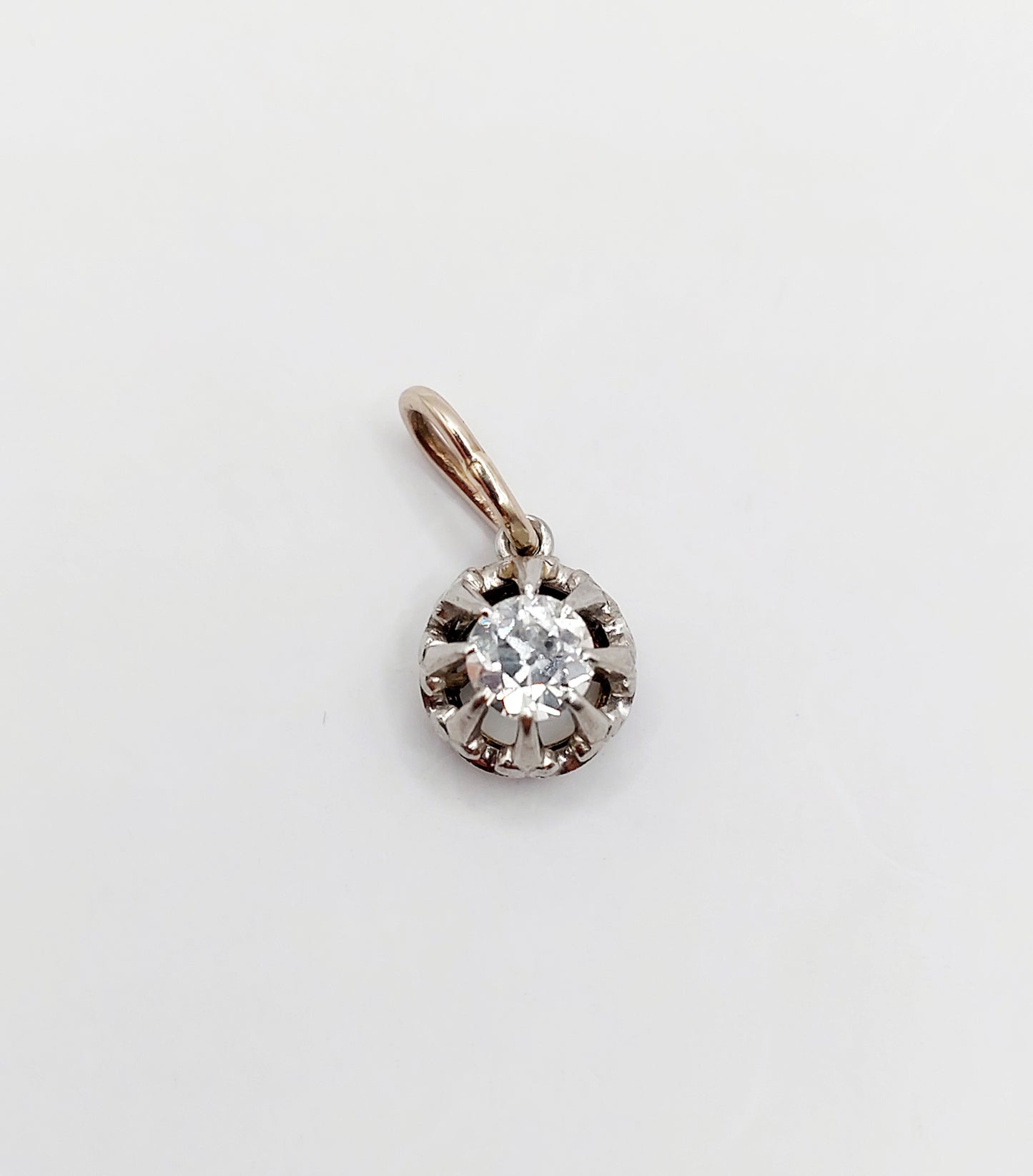 French Antique Diamond Pendant